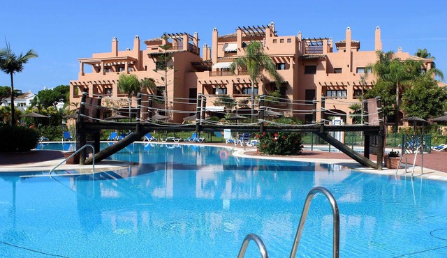 Near beach in a luxury residence garden views near Puerto Banus