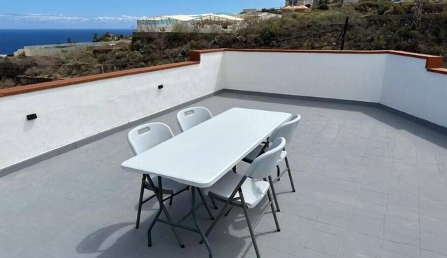 New modern apartment, Scandinavian style, ocean view, huge terrace