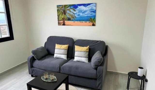 New modern apartment, Scandinavian style, ocean view