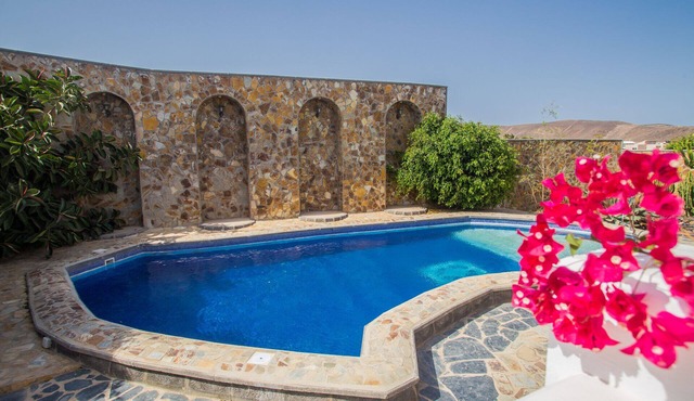 Private 4 bed magnificent luxury villa with superb pool, sea and mountain views
