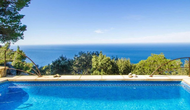 Private villa with stunning view.