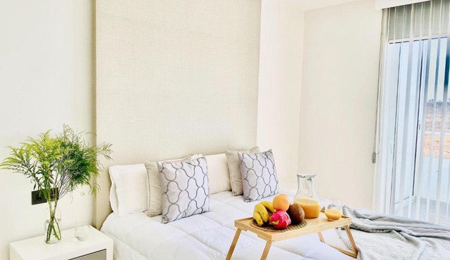 Romantic apartment in Costa Teguise with fenced garden