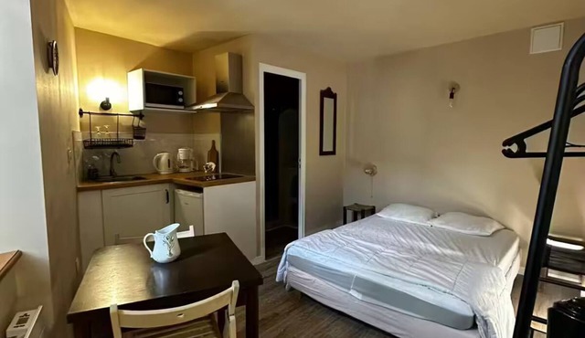 Studio 5 "Aux volets bleus" Cosy studio at the foot of the Pyrenees in Aulus-les-Bains