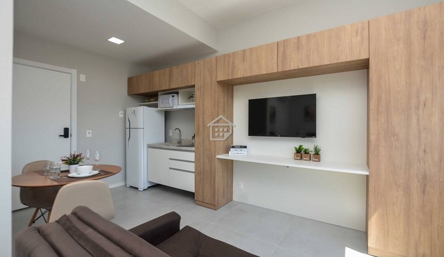 Studio Moderno e Fluido de Frente para o Parque in Porto Alegre