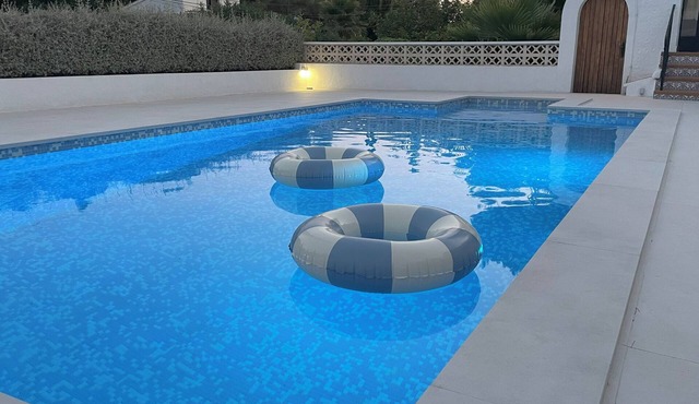 Villa Augusta, on the Montgo near Javea. Private pool, golf, nature, beaches.