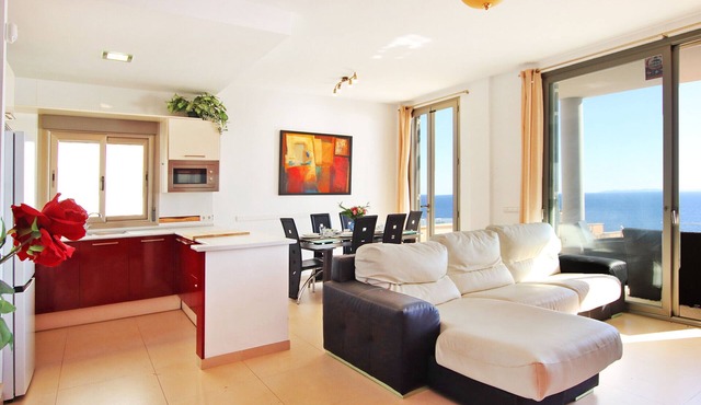 Villa Es Bufedo, frontline holiday home with spectacular sea views in Cala Pi in Cala Pi