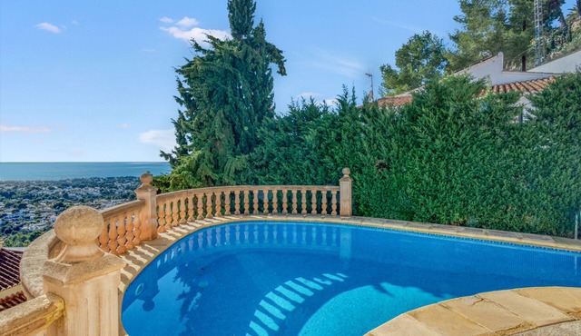 Villa 'Gaga Moraira' with Sea Views, Wi-Fi, and Air Conditioning