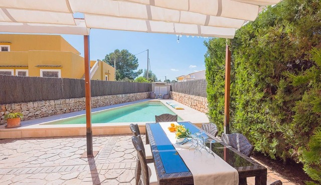 Villa Sebastian in Sa Rapita, close from the sea.