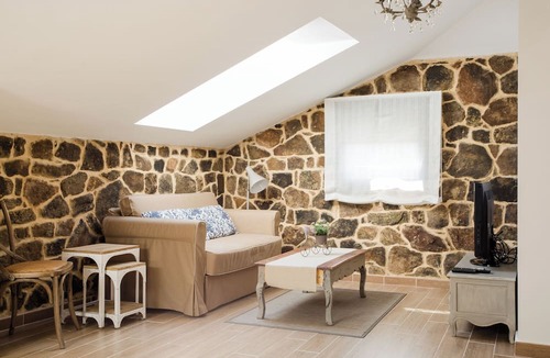 Santervas de la Sierra House | Room 'Suite Deluxe' with Mountain View, Private Garden and Wi-Fi