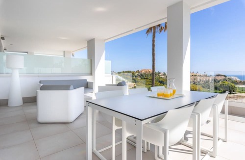 El Faro Apartment | Santa Barbara Heights CLC - Luxury, private pool on terrace, sea view