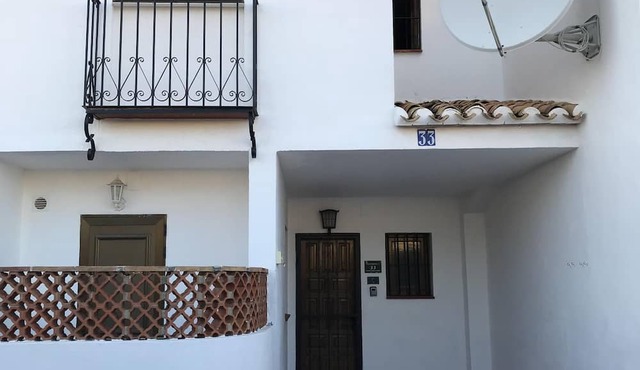 3 bedroom town house in Denia with communal pool and gardens 200 m from beach