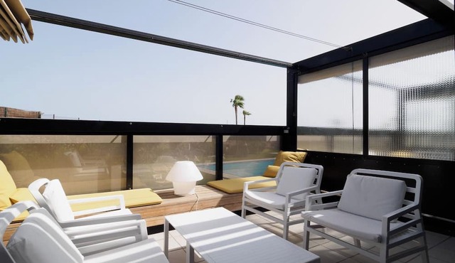 Hot pool, sea, wifi pro, gas barbecue, garden, 06